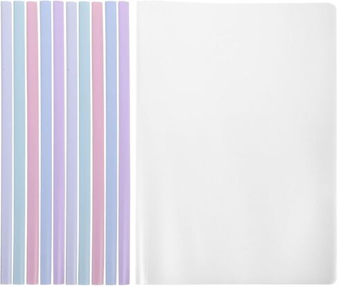 jojofuny 10pcs pronders slide slide مقاومة للماء A4 سحب قضيب القضبان الولادة للاختراق لتنظيم وثيقة أوراق فضفاضة لاستخدام المكاتب والمدرسة in Kuwait