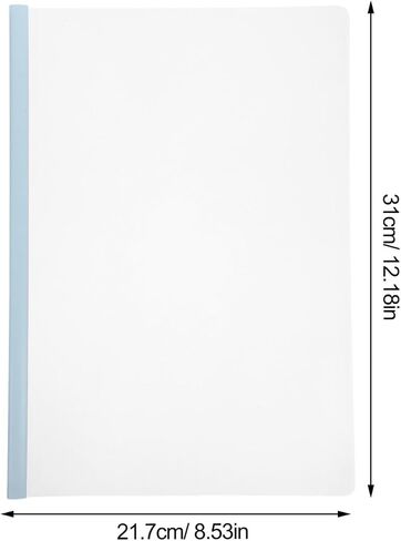 jojofuny 10pcs pronders slide slide مقاومة للماء A4 سحب قضيب القضبان الولادة للاختراق لتنظيم وثيقة أوراق فضفاضة لاستخدام المكاتب والمدرسة in Kuwait