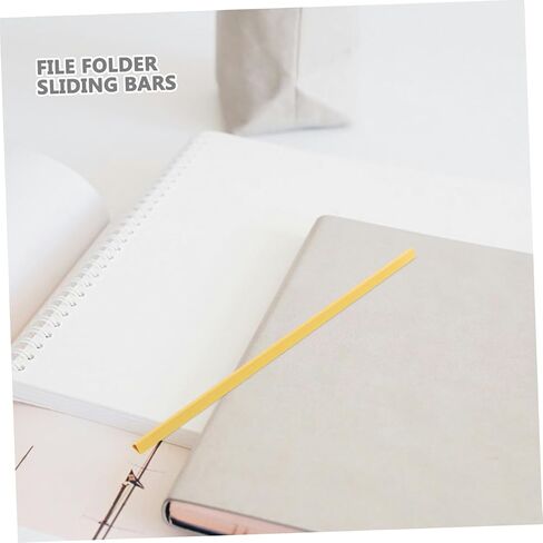 Doitool 50pcs مقاطع قضيب التعادل لمجلدات شريحة ربط القضبان انزلاق القضبان binder للمدرسة والمكتب in Saudi Arabia