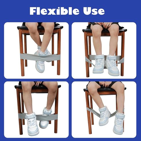 6 PCS Chair Bands for Kids With Fidgety Feet Colorful Chair Fidget Bands Desks Stretch Foot Band for ADHD Sensory Flexible Band Classroom Home Chair Fidget Tools (Multi Colors, 6 pcs) in Kuwait