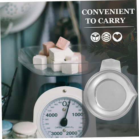 2pcs Stackable Digital Scale Pans Jewelry Weighing Trays Scale Bowl Powder Measuring Dish Lightweight Jewelry in Saudi Arabia