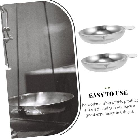 2pcs Stackable Digital Scale Pans Jewelry Weighing Trays Scale Bowl Powder Measuring Dish Lightweight Jewelry in Saudi Arabia