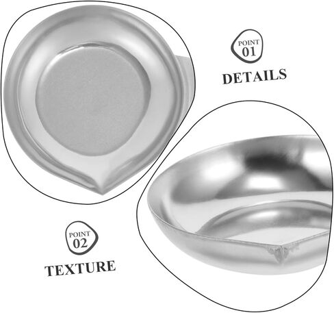 2pcs Stackable Digital Scale Pans Jewelry Weighing Trays Scale Bowl Powder Measuring Dish Lightweight Jewelry in Saudi Arabia