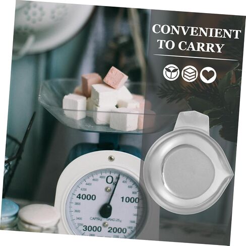 2pcs Stainless Steel Scale Trays Jewelry Scale Weighing Pan Powder Pans in Saudi Arabia