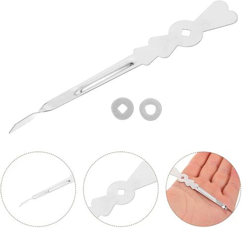 2sets Stainless Steel Scale Pointer Weighing Scales Needles Replacement Parts for Accurate Weight Measure in Kuwait