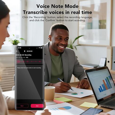 MINISO MS201 AI Translation Earbuds Real Time 135 Languages, LCD Touch Screen Real Time Translator Earbuds 3-in-1,Clip On Ear Headphones 60H Playtime for Travel Business Learning(with APP) in Kuwait