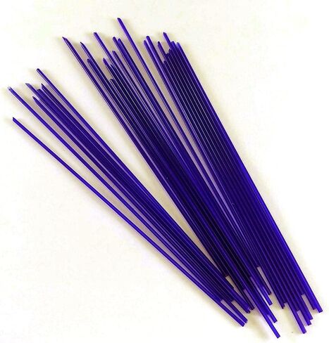 Cobalt Blue Opal COE 96 Stringer Sample - 4.375" Long Oceanside Glass Stringer, S-2306-96 in Saudi Arabia