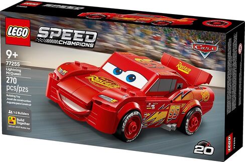 Lego Speed ​​Champions Lightning McQueen Toy - Disney Pixar Cars Building Building for Kids ، Boys & Girls ، Ages 9+ - Play Play Race Car and Bedroom Shelf Display - 77255 in Saudi Arabia