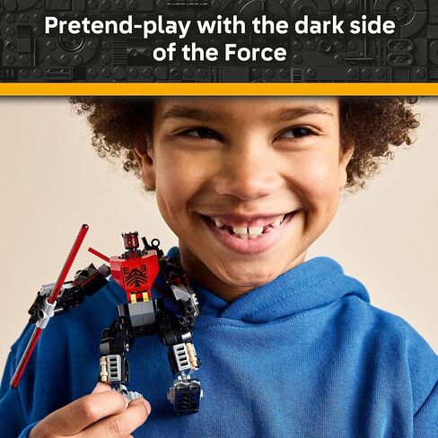 LEGO Star Wars Darth Maul Mech Kids Toy - Building Toy with Pretend Play Lightsaber - Birthday Gift Idea for Boys and Girls, Ages 6+ - Collectible Decor for Fans of The Clone Wars - 75411 in Saudi Arabia