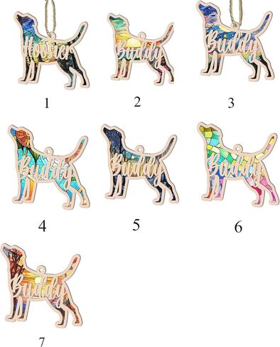 Cat Suncatcher الشخصية ، زخرفة Cat Memorial ، هدايا Cat Memorial لفقدان Cat ، زخرفة عيد الميلاد ، هدايا محبي القط 02 in Kuwait