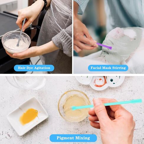 Xindojuz 5 PCS Silicone Wax Stick, 7.8 Inch Reusable Epoxy Stir Sticks Resin Supplies Spatula Waxing Applicator, Craft Tools for Paint Liquid Making Glitter Tumblers Art DIY Projects (5 Colors) in Saudi Arabia