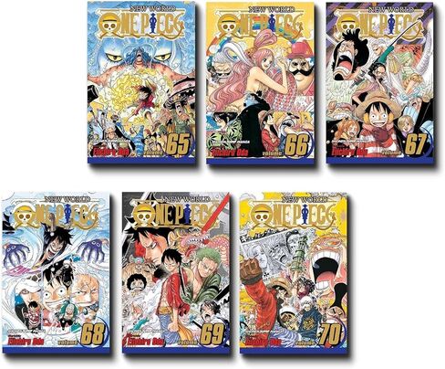 One Piecee Boxes Manga Set 3 : Volumes 47-70 with Premiu Thriller bark to New World in Saudi Arabia