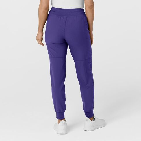 WonderWink W123 Women’s Comfort Waist Cargo Jogger Pant — Grape, Medium Petite in Saudi Arabia