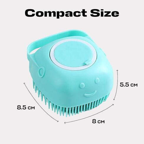Pet Grooming Bath Massage Brush for Dogs and Cats – Perfect for Bathing and Shedding in Saudi Arabia