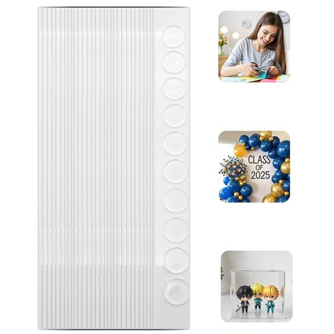 Clear Double Sided Adhesive Stick Dots,Removable Sticky Tack Glue Dots for Wall, Craft, Party Decorations (100, D0.4IN) in Kuwait