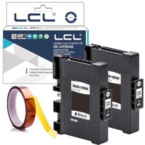 LCL Compatible Sublimation Ink Replacement for Sawgrass Virtuoso SG500 SG1000 PRINTAN Dink High Yield (2-Pack Black)