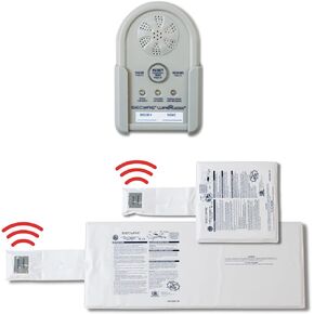 Secure Wireless Chair and Bed Alarm for Elderly Adults - Patient Alarm Monitor with Bed Pad and Chair Pad Motion Sensor - Bed Alarms and Fall Prevention for Dementia Patients Senior Monitoring