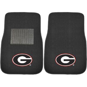 FANMATS NCAA Unisex-Adult 2-Piece Embroidered Team Logo Car Mat Set