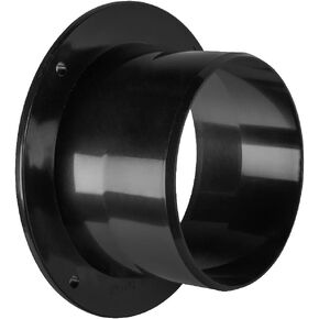 POWERTEC 70126 Inlet Flange, 4 Inch OD Dust Collection Ducting Connector