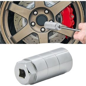 Oil Pressure Switch Socket, 1 1/16" Socket Switch Fits 3/8" Drive or 1 1/8" Hex Wrench, Accepts Oil Pressure Sending Units Up to 2 5/8'' Long, Suitable for Most Car Models (Black)