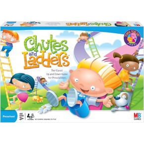 Hasbro Gaming Chutes and Ladders Board Game for 2 to 4 Players Kids Ages 3 and Up (Amazon Exclusive)