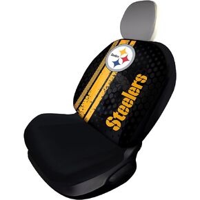FANMATS NFL - Pittsburgh Steelers SEATCOVERRALLY-Pittsburgh Steelers Rally Seat Cover - Full Color Vivid Design - 1pc