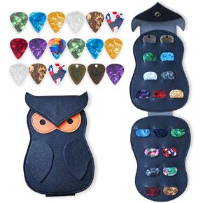 18 حزمة من أعواد الجيتار مع حامل، تتضمن 0.5،0.7،0.8،1.0 مم، مجموعة متنوعة من ريش السيلولويد الملونة وأعواد جيتار كوبر البرونزية للباس، القيثارة، الجيتار الكهربائي الصوتي in Kuwait