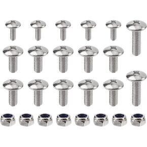25 Piece Fender Bolts Screws Nut Mount Kit Plastics Hardware Replace for Yamaha Banshee
