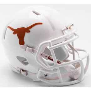 Riddell NCAA Texas Longhorns Helmet Mini SpeedHelmet Replica Mini Speed Style 2017 Design, Team Colors, One Size