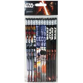 Disney Star Wars"The Force Awaken" 12 Wood Pencils Pack