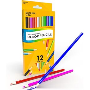 Colored Pencils, Colored Pencils Bulk, Colored Pencils For Kids Or Adults, Map Pencils, Coloring Pencils, 12 Colored Pencils Per Box, Box May Vary (12 Boxes)