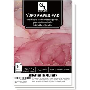 Yupo Paper 10 Sheets | 10-inch x 7-inch | 116GSM