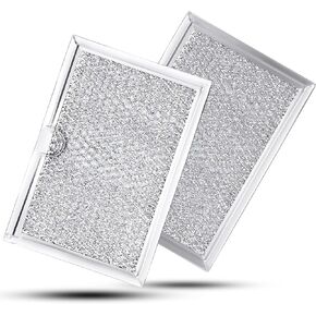 5304517871 5304464105 WB06X10608 Microwave Grease Filter Screen 7-5/8 x 5 In (2-Pack) Replacement For Frigidaire, Frigidaire Microwave Filter Replacement Frigidaire CFM CGM CMW FFM FGB FGM FMO