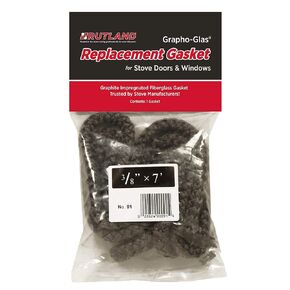 Rutland Products Rutland Grapho-Glas Woodstove Gasket Rope, 3/8 by 84-Inch