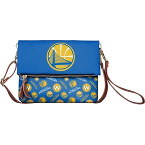 FOCO Womens NBA Team Logo Printed Collection Foldover Tote Bag