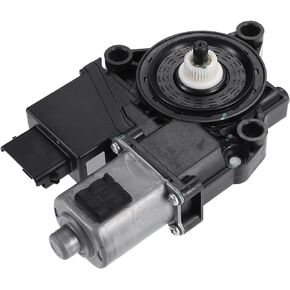 Motoforti Front Left Driver Side Power Window Motor Assembly, Window Lift Motor, for Hyundai Tucson 2016-2022 with Auto Up and Down, Metal, No.82450D3010, Black