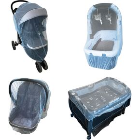 Enovoe Pink Mosquito Net for Baby Stroller - Durable Cover for Cribs, Bassinets, Cradles & Playards