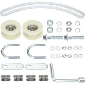 GREHUA Arch Idler Pulley Chain Tensioner Adjuster Roller Guide Kit for Motorized Bicycle 80cc 48cc 49cc 50cc 60cc 66cc 2 Stroke 4 Stroke Engine Gas Motor Mountain Bike Heavy Duty Racing Parts Black