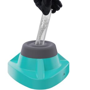Mini Vortex Mixer 10000RPM Lab Mixer, Air Brush Paint Mixer, Paint Mixer for Ink,Lab Vortex Shakers for Gel, Lab Paint Mixer,Built-in Rechargeable Battery - Cyan