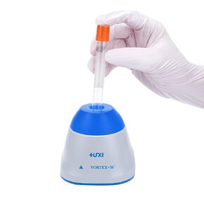 Vortex Mixer +UXI Mini Lab Vortex Mixer 3000RPM Portable Vortex Shaker with Touch Function for Nail Polish, Eyelash Adhesives, Acrylic Paints, Tattoo Ink Shaking, Test Tubes and Centrifuge Tubes 60ML