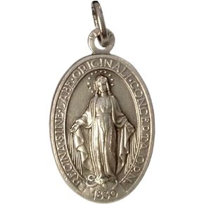 THE MIRACULOUS MEDAL - THE ORIGINAL ONE - 100% MADE IN ITALY - THE PATRON SAINTS MEDALS