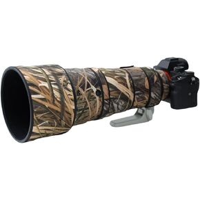 ROLANPRO Waterproof Lens Cover Camouflage Rain Cover for Sony FE 300mm F2.8 GM OSS Lens Protective Sleeve Lens Rain Coat-#49 Weed Camouflage Waterproof