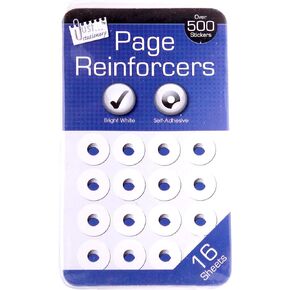 Hole Reinforcers Label, White, 5930/72