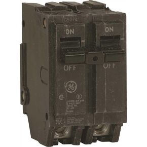 General Electric THQL21100 Thick Series 2-Pole 100-AMP Circuit Breaker, No Size, As shown in the image