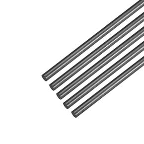 3mm Carbon Fiber Bar for RC Airplane Matte Pole US, 200mm 7.8inch, 5pcs