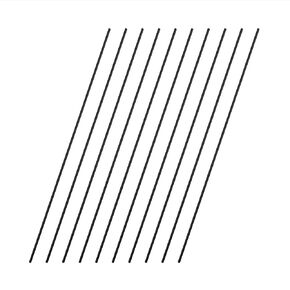 Carbon Fiber Rods 3mm x 200mm Solid Matte Round Bar for DIY Crafts RC Aircraft Model Car 10pcs