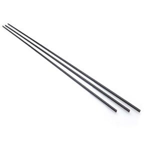 Carbon Fiber Rods 4mm Carbon Fiber Rods 400X4mm Carbon Fiber Rod for RC Airplane DIY Craft 3D Printer Matte Pole 5PCS