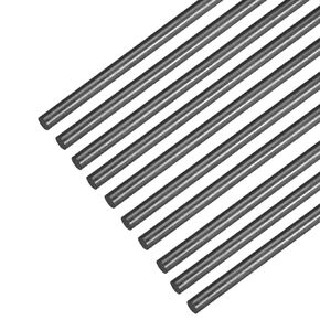 3mm Carbon Fiber Bar for RC Airplane Matte Pole US, 400mm 15.7 inch, 10pcs