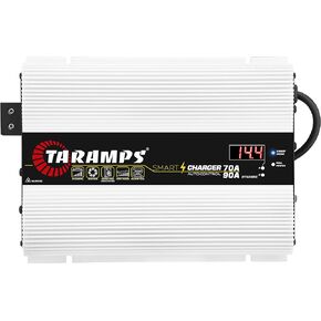 Taramps Smart Charger 70/90A Power Supply Bivolt Automatic 127V / 220V AC Battery Charger 1300W Max Output Power Rating 90A Dynamic Mode, Smart Cooler
