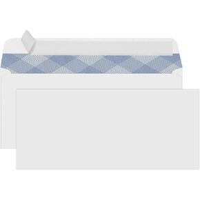 750#10 Security Envelopes, PANDRI Self Seal Windowless Envelopes, Security Tint Pattern for Secure Business Mailing, Invoices and Statements, Size 4-1/8 x 9-1/2 Inch - 24 LB